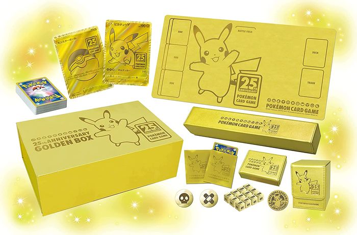 25th ANNIVERSARY GOLDEN BOX : Sealed Box：Pokémon