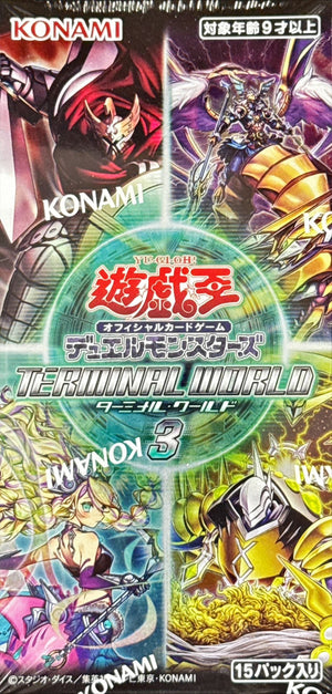 TERMINAL WORLD 3 Box：Sealed Box：Yu-Gi-Oh!