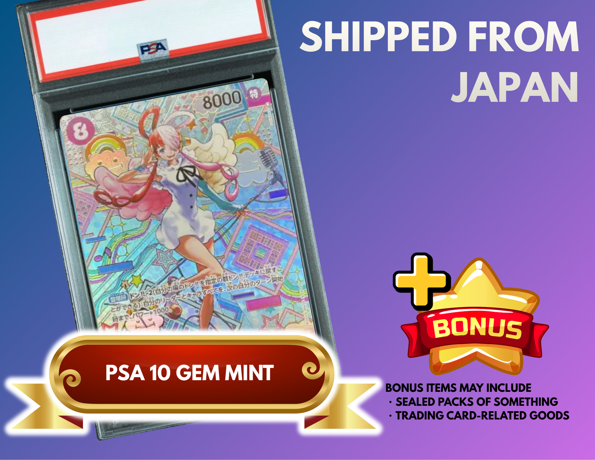 Uta SEC-SPC [OP02-120] (Booster Pack Awakening of the New Era) : PSA 10 Gem Mint : One Piece Card Game