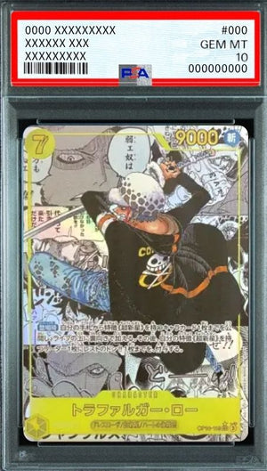 Trafalgar Law SEC-SP (Comic Parallel) [OP10-119](Booster Pack "Royal Blood") : PSA 10 Gem Mint : One Piece Card Game