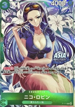 Nico Robin (1) P [P-111] [Asia ver.](Promotional Card "Mini-tin Pack Set vol.2")  : Sealed Promo Card : One Piece Card Game