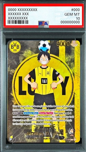 Monkey D. Luffy L [ST13-003] [EN](Promotional Card "BVB x ONE PIECE Matchday 2025") : PSA 10 Gem Mint : One Piece Card Game