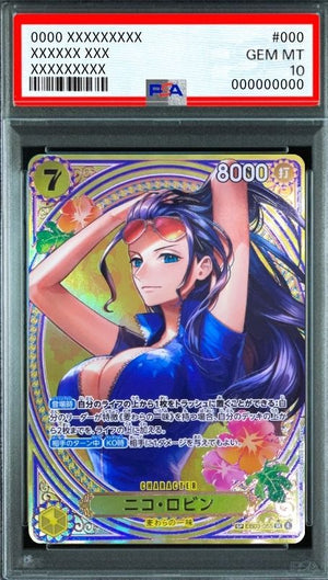 Nico Robin SR-SPC [EB03-055](Extra Booster "ONE PIECE Heroines edition") : PSA 10 Gem Mint : One Piece Card Game