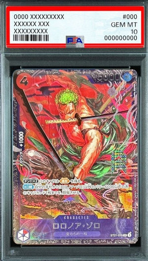 Roronoa Zoro SR [ST21-015](Promotional Card "Flagship Battle Top 8 Souvenirs") : PSA 10 Gem Mint : One Piece
