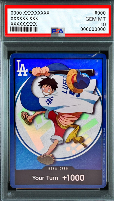 DON!! Card (Monkey.D.Luffy) :[EN](Promotional Card "One Piece Night Los Angeles Dodgers vs San Diego Padres") : PSA 10 Gem Mint：ONE PIECE
