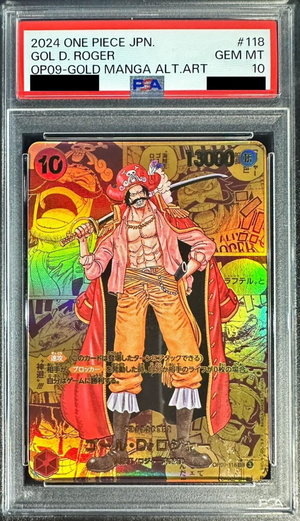 Gol D. Roger SEC-GSP [OP09-118](Booster Pack "Emperors In The New World") : PSA 10 Gem Mint : One Piece Card Game