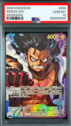 Monkey D. Luffy (Parallel, Anderson) L-P [OP11-040] : PSA 10 Gem Mint : One Piece Card Game