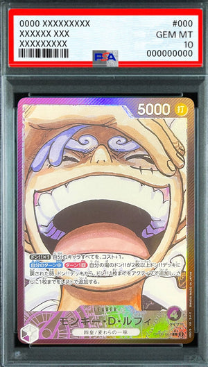 Monkey D. Luffy (Parallel) L-P [OP09-061] : PSA 10 Gem Mint : One Piece Card Game